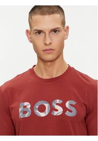 BOSS - Boss T-Shirt Thompson 15 50513382 Czerwony Regular Fit. Kolor: czerwony. Materiał: bawełna #4