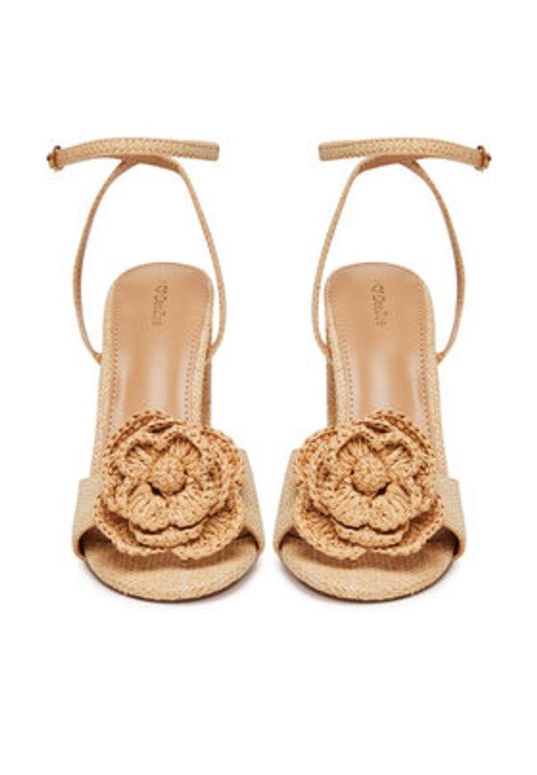 DeeZee Sandały F0812-22 Beżowy. Kolor: beżowy. Materiał: syntetyk, materiał