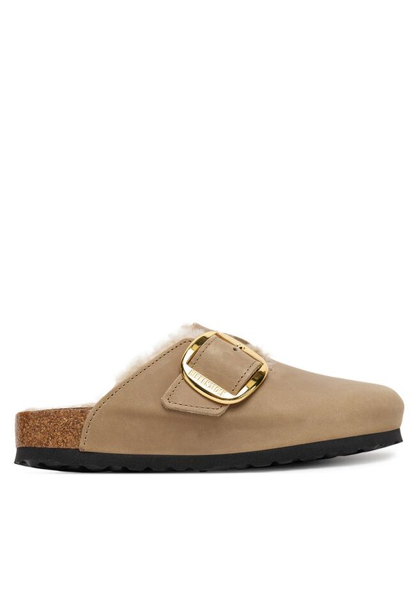 Klapki Birkenstock. Kolor: brązowy