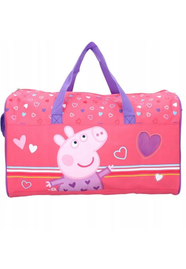PELLUCCI - Pellucci Torba sportowa na basen trening Świnka Peppa różowa dla dziewczynki 40 cm. Kolor: różowy. Sport: pływanie, fitness