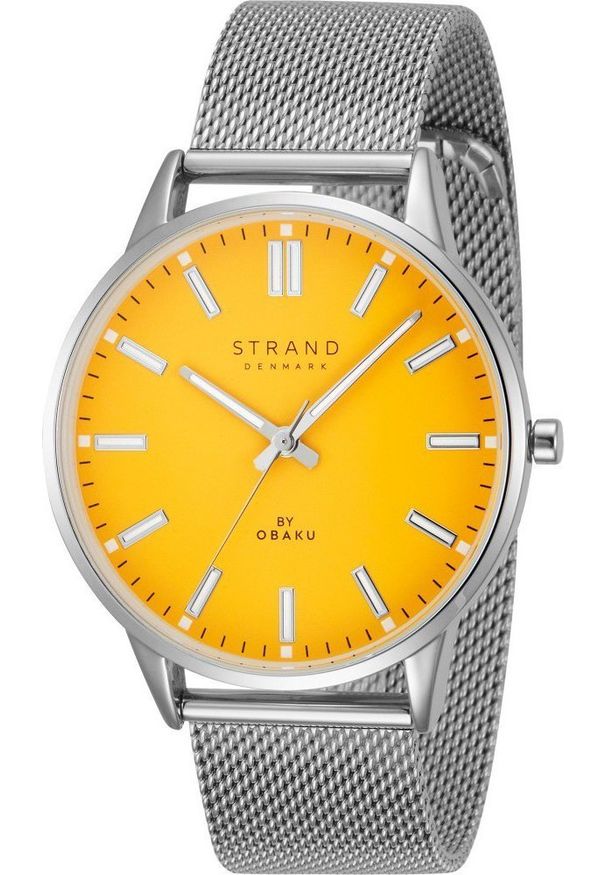 Zegarek męski Strand S747GXCYMC srebrny. Kolor: srebrny