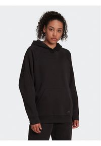 Adidas - adidas Bluza ALL SZN Fleece HC8823 Czarny Loose Fit. Kolor: czarny. Materiał: bawełna