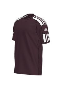 Adidas - Koszulka piłkarska dla dzieci adidas Squadra 21 Jersey. Kolor: biały, czerwony, wielokolorowy, brązowy. Materiał: jersey. Sport: piłka nożna