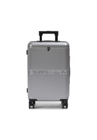 Karl Lagerfeld - Mała Twarda Walizka KARL LAGERFELD 210W3022 Silver A290. Kolor: srebrny #1