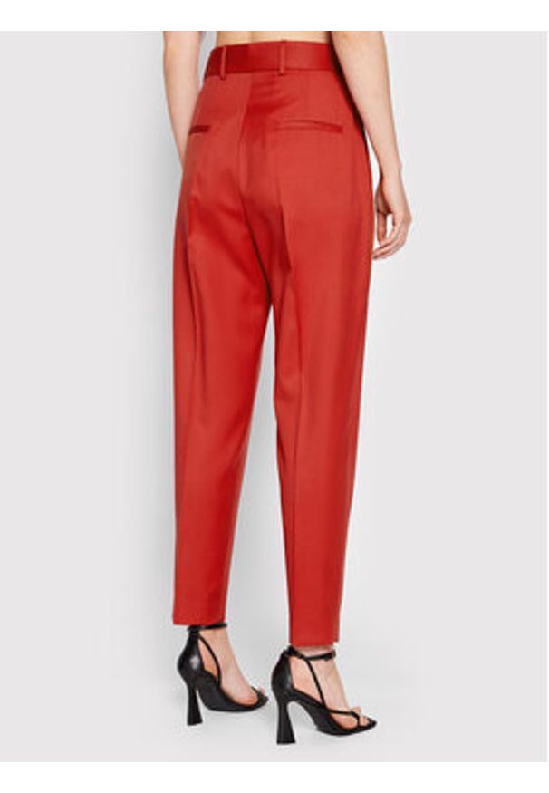 Fabiana Filippi Chinosy PAD272W355 Czerwony Regular Fit. Kolor: czerwony. Materiał: wełna