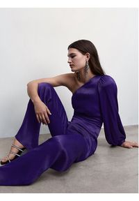 mango - Mango Kombinezon Circle 47045880 Fioletowy Regular Fit. Kolor: fioletowy. Materiał: wiskoza #4