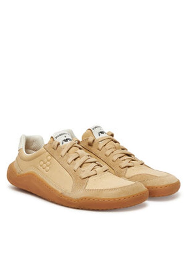 Vivo Barefoot Sneakersy Gobi II 209660 Beżowy. Kolor: beżowy. Materiał: skóra