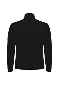 ROLY - Męska Bluza Polarowa Luciane Z Pełnym Zamkiem Błyskawicznym. Kolor: czarny. Materiał: polar. Sezon: zima. Styl: sportowy