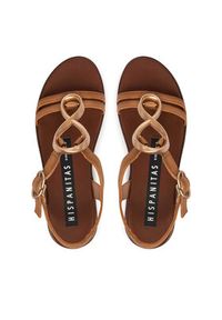 Hispanitas Czółenka HV264765 C001 Brązowy. Kolor: brązowy. Materiał: materiał #4