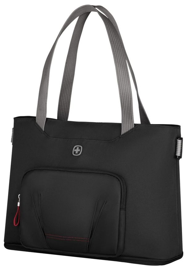 Torba Wenger Motion Deluxe Tote 15.6'' czarny. Kolor: czarny. Materiał: polar