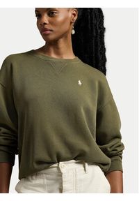 Polo Ralph Lauren Bluza 211943006020 Zielony Relaxed Fit. Typ kołnierza: polo. Kolor: zielony. Materiał: bawełna #4