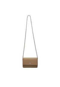 Calvin Klein Torebka K60K612260 Beżowy. Kolor: beżowy. Materiał: skórzane #5