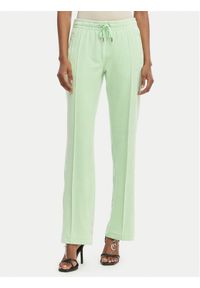 Juicy Couture Spodnie dresowe Tina JCWBJ126327 Zielony Straight Leg. Kolor: zielony. Materiał: syntetyk #1