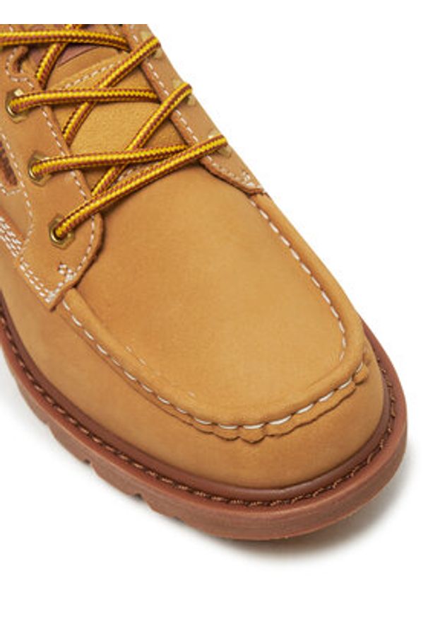 CAT Footwear Półbuty Colorado Moc Toe Low P726123 Żółty. Kolor: żółty. Materiał: skóra