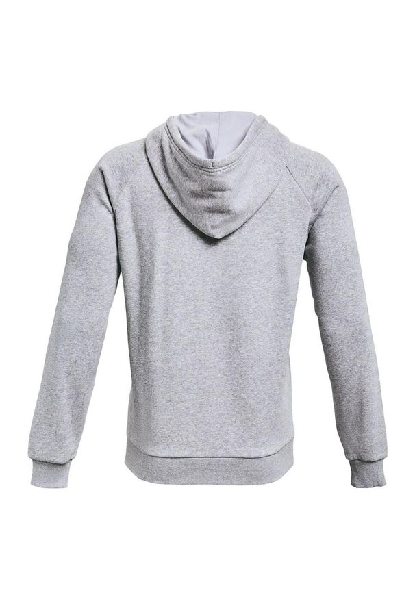 Under Armour - Męska Bluza Z Kapturem Rival Fleece Full Zip. Typ kołnierza: kaptur. Kolor: szary