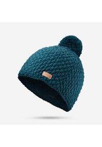 WEDZE - Czapka narciarska dla dorosłych Wedze Timeless 500. Kolor: niebieski. Materiał: akryl, materiał. Sezon: zima. Styl: sportowy #2