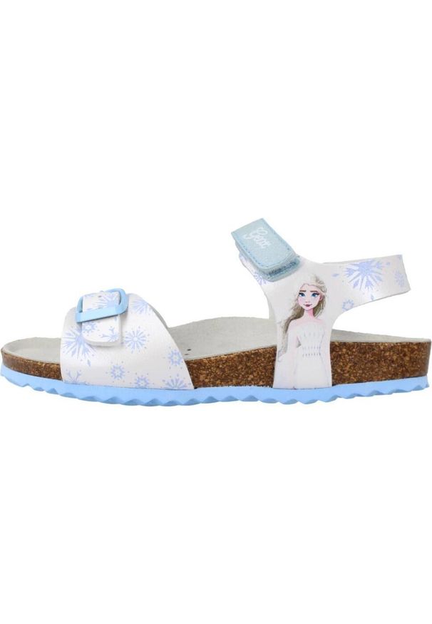 Geox - Sandały GEOX J ADRIEL GIRL Niebieski. Kolor: niebieski. Materiał: tkanina, syntetyk. Sezon: lato