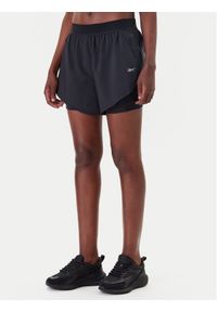Reebok Szorty sportowe Running 100075412 Czarny Regular Fit. Kolor: czarny. Materiał: syntetyk. Sport: bieganie