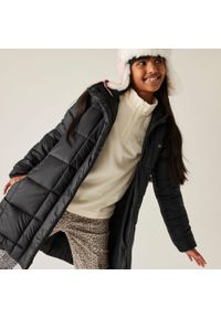 Regatta - Płaszcz dziecięcy zimowy Junior Embrie. Okazja: na co dzień. Kolor: czarny. Materiał: puch. Sezon: zima. Styl: casual, elegancki, sportowy #1