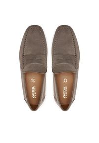 Geox Mokasyny U Kosmopolis + Grip U35CFB 00020 C6029 Brązowy. Kolor: brązowy. Materiał: zamsz, skóra #6