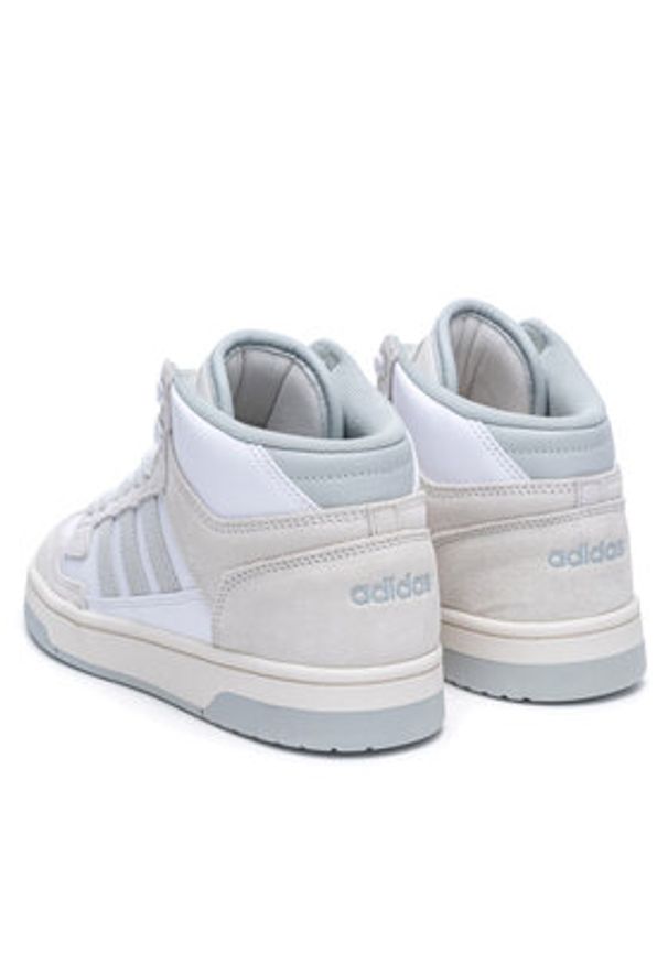 Adidas - adidas Sneakersy RAPID COURT MID W JP5874 Szary. Kolor: szary. Materiał: zamsz, skóra