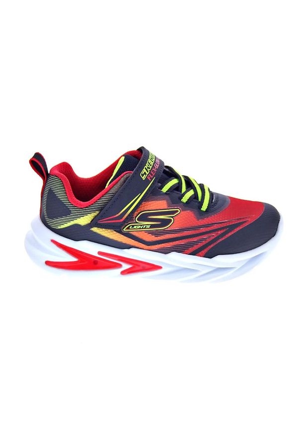 skechers - Buty dziecięce SKECHERS Flex-Glow Ultra. Kolor: czerwony