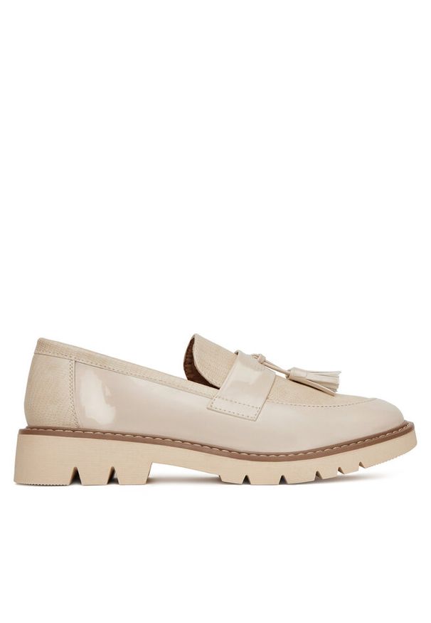 Loafersy Clara Barson. Kolor: beżowy