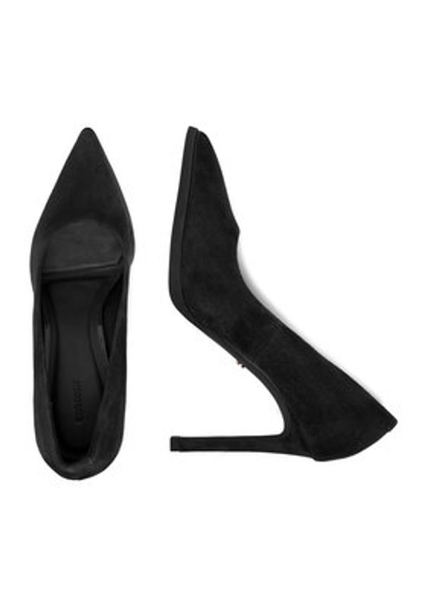 Gino Rossi - GINO ROSSI Szpilki EO-AZI-LT2472-1 Czarny. Kolor: czarny. Materiał: skóra, zamsz. Obcas: na szpilce