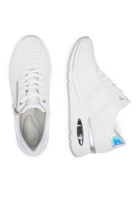 Remonte Sneakersy D2H01-80 Biały. Kolor: biały. Materiał: materiał, syntetyk #4