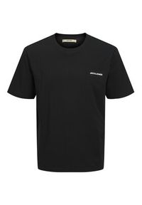 Jack & Jones Piżama Everest 12273633 Czarny Standard Fit. Kolor: czarny. Materiał: bawełna #6