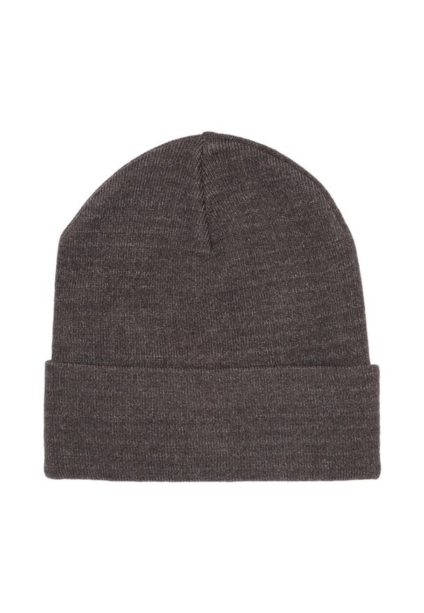 4f - H4Z22 Rubber Badge Beanie. Kolor: szary