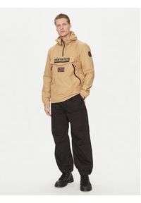 Napapijri Kurtka anorak Rainforest NP0A4HX6 Beżowy Regular Fit. Kolor: beżowy. Materiał: syntetyk #6