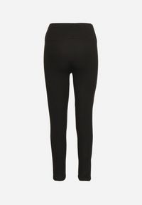 Born2be - Czarne Legginsy z Wysokim Stanem i Szeroką Gumką w Talii Seviel. Stan: podwyższony. Kolor: czarny. Długość: długie. Styl: klasyczny, elegancki #5