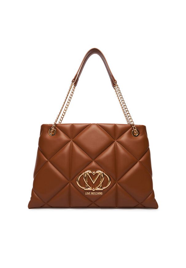 Love Moschino - LOVE MOSCHINO Torebka JC4040PP1OLC0200 Brązowy. Kolor: brązowy. Materiał: skórzane