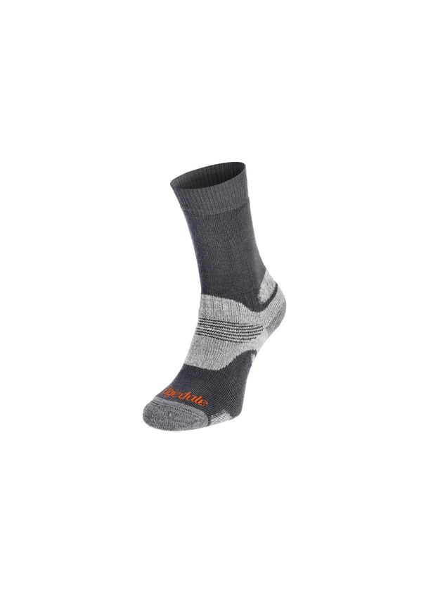 BRIDGEDALE - Skarpety trekkingowe Bridgedale Hike Mid Merino P Boot. Kolor: szary. Sport: outdoor