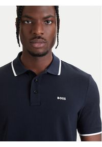 BOSS Polo Parlay 190 50494697 Granatowy Regular Fit. Typ kołnierza: polo. Kolor: niebieski. Materiał: bawełna #4