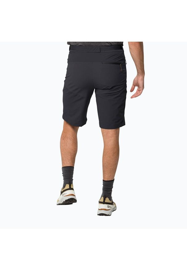 Spodenki trekkingowe męskie Jack Wolfskin Ziegspitz. Kolor: szary. Sport: turystyka piesza