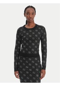 Guess Sweter W6RR66 Z3JD2 Czarny Regular Fit. Kolor: czarny. Materiał: syntetyk #1