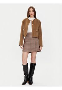 TOMMY HILFIGER - Tommy Hilfiger Kurtka przejściowa WW0WW47446 Beżowy Regular Fit. Kolor: beżowy. Materiał: syntetyk #6