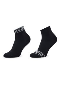 Hugo - HUGO Skarpety długie Logo 50469291 Czarny. Kolor: czarny. Materiał: bawełna #1