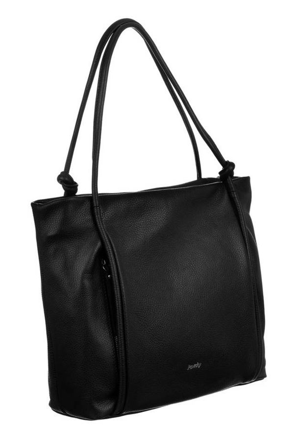 ROVICKY - Shopperka czarna Rovicky TWR-150. Kolor: czarny. Materiał: skórzane