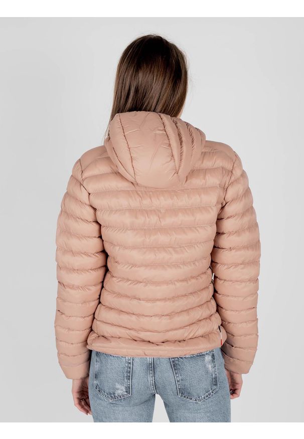 Invicta Kurtka "Down Jacket" | 4431449 | Kobieta | Cielisty, Różowy. Okazja: na co dzień. Typ kołnierza: kaptur. Kolor: różowy. Materiał: poliamid. Wzór: aplikacja. Styl: casual