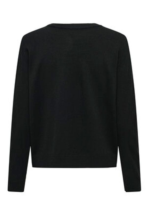 only - ONLY Sweter Xmas Shine 15355004 Czarny Regular Fit. Kolor: czarny. Materiał: syntetyk