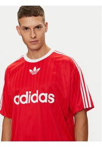 Adidas - adidas T-Shirt adicolor IM9458 Czerwony Loose Fit. Kolor: czerwony. Materiał: syntetyk