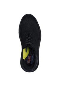 skechers - Adidasy Skechers Garza - Palma, Mężczyźni. Kolor: czarny. Materiał: materiał