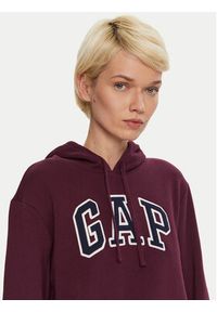 GAP - Gap Bluza 463506-02 Bordowy Regular Fit. Kolor: czerwony. Materiał: bawełna #4