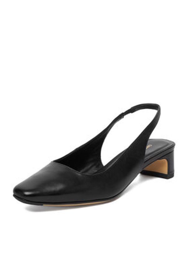 Gino Rossi - GINO ROSSI Czółenka EO-GL69-280 Czarny. Kolor: czarny. Materiał: skóra