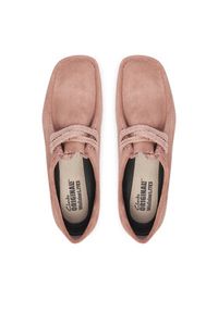 Clarks Półbuty Wallabee Lite. 26328429 Różowy. Kolor: różowy. Materiał: skóra, zamsz #6