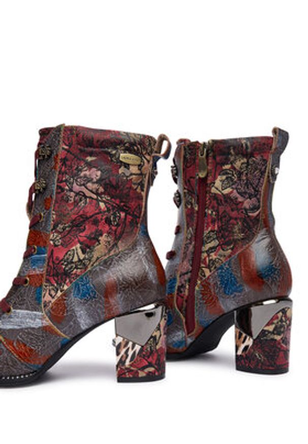 Laura Vita Trzewiki Maevao 10 Kolorowy. Materiał: skóra. Wzór: kolorowy