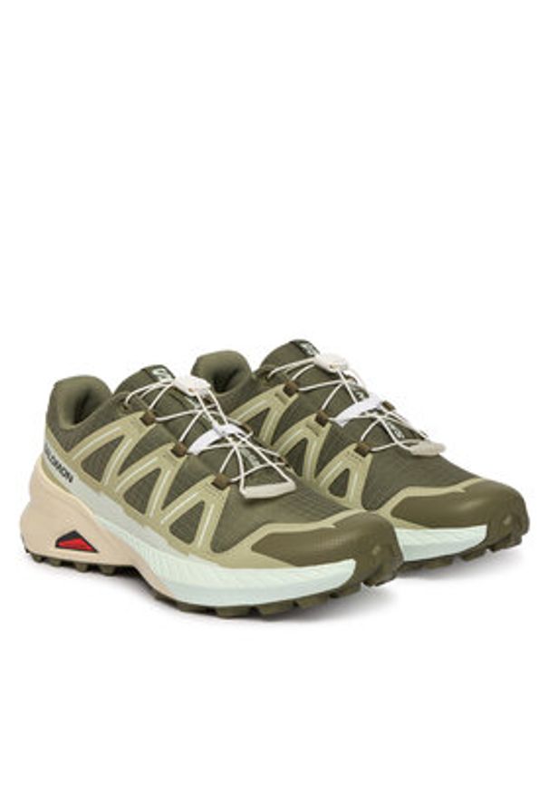 salomon - Salomon Buty do biegania Speedcross Peak W L49102200 Zielony. Kolor: zielony. Materiał: materiał. Model: Salomon Speedcross